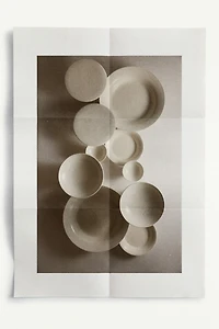 Grand bol de service moucheté