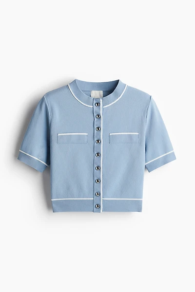 Gilet en tricot dense