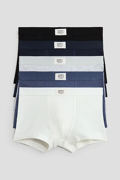 5-pack Cotton Boxer Briefs