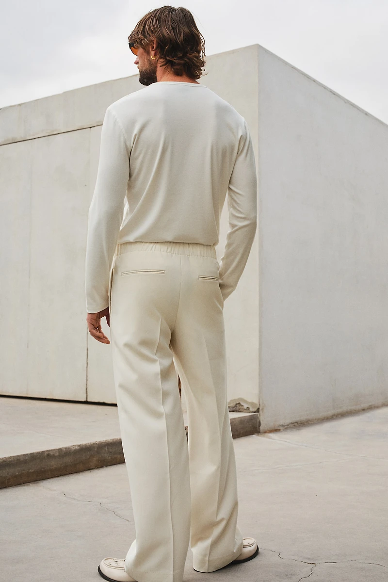 Slim-Fit Ribbed Jersey Shirt
