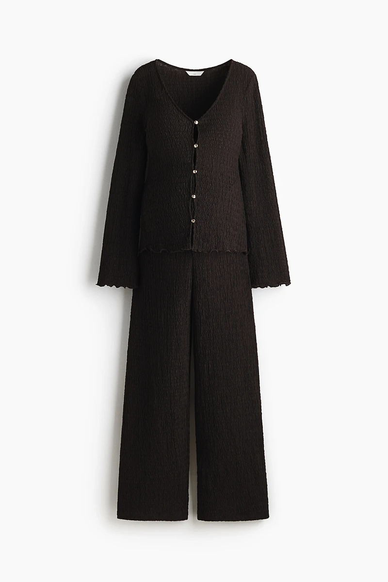 MAMA Ensemble 2 pièces en jersey texturé