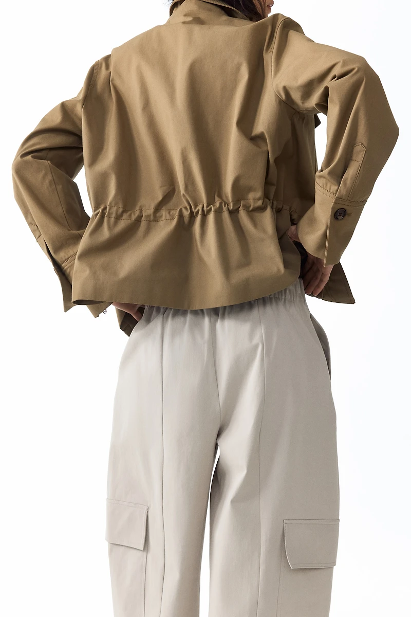 Wrap-Detail Cargo Pants