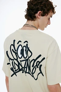 T-shirt imprimé Coupe Flottante