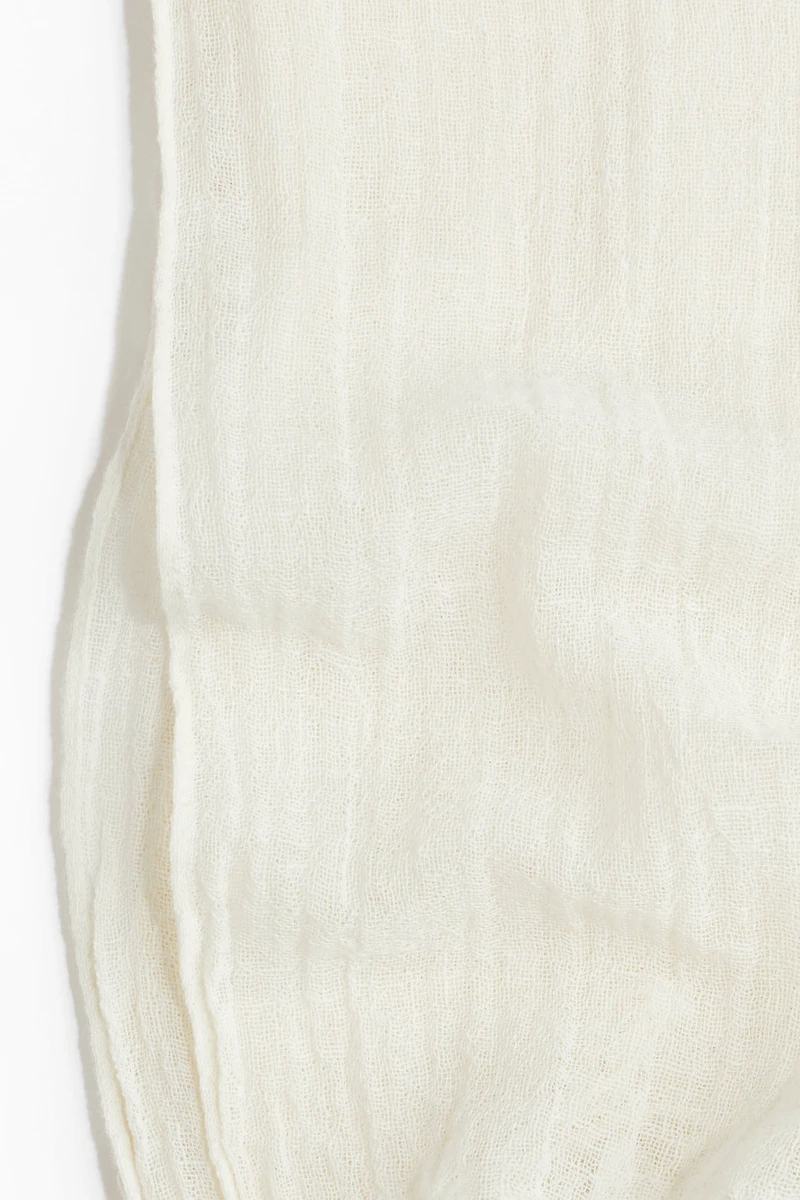 Linen-blend Shawl