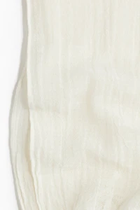 Linen-blend Shawl