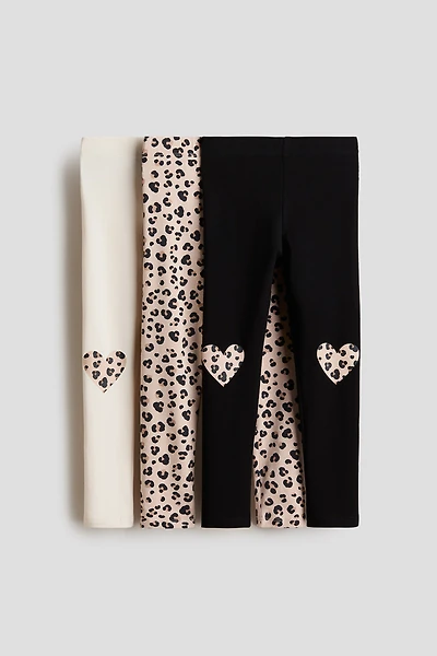 3-Pack Cotton Leggings