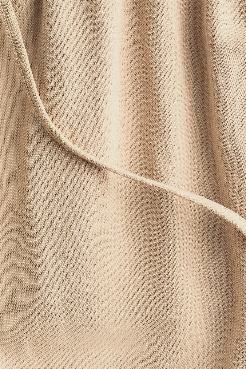 Pantalon large avec taille élastique