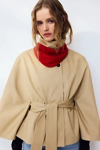 Twill Cape Jacket