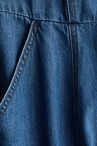 Robe chemisier en denim