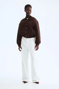 Quilted Bomber Jacket