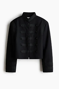 Veste à épaulettes en sergé