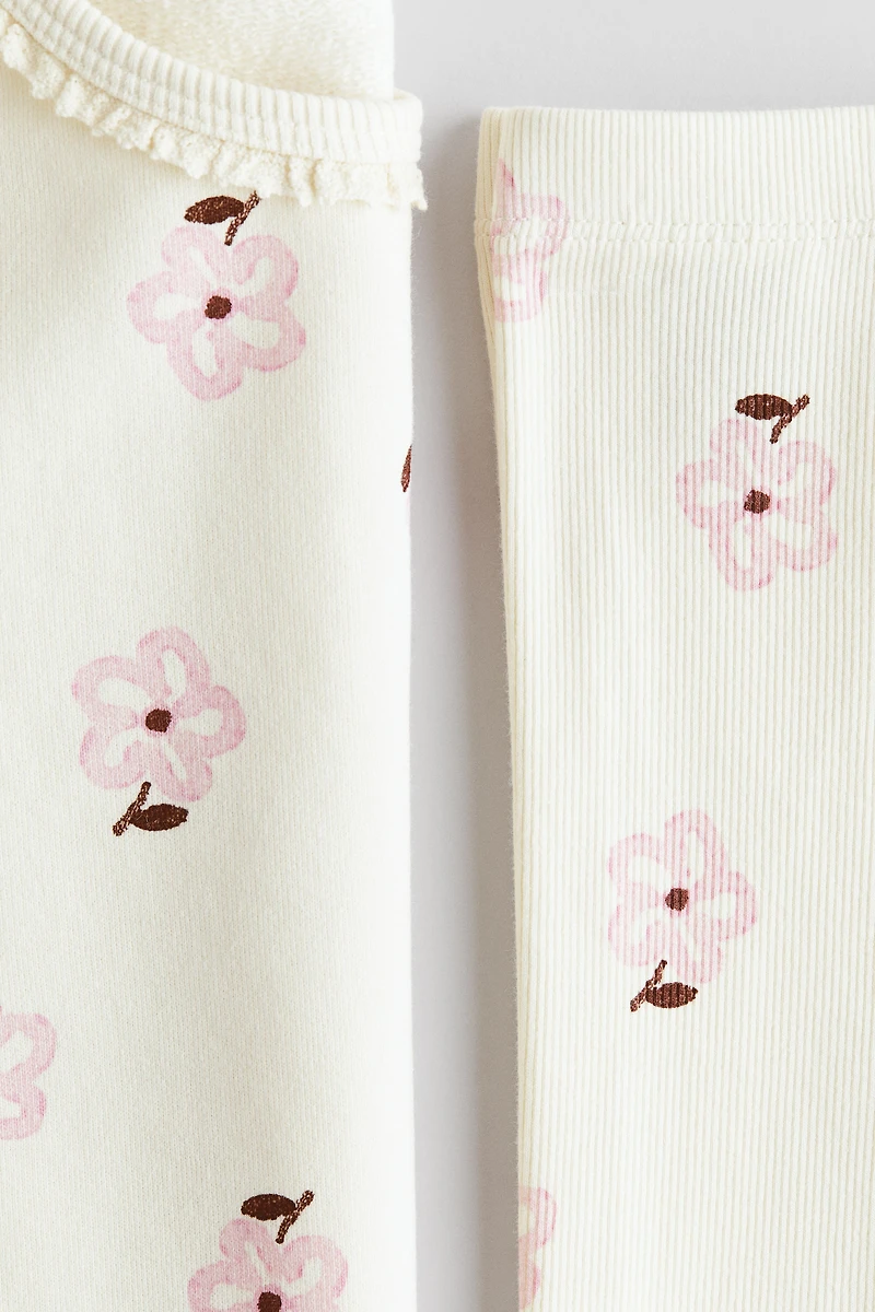 Ensemble 2 pièces en coton à motif