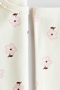 Ensemble 2 pièces en coton à motif