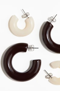 2-Pack Hoop Earrings