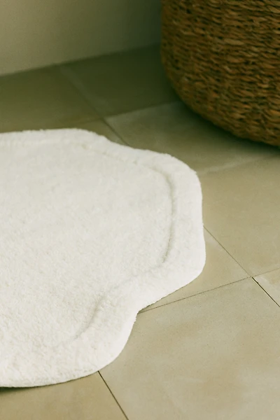 Tapis de bain en coton touffeté