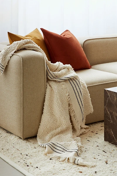 Bouclé Cotton-Blend Throw