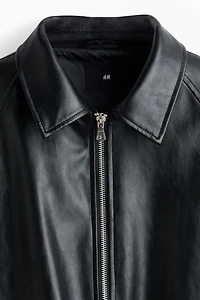 Coated Blouson Jacket