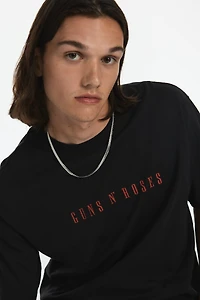 Loose Fit Vintage-Look Printed T-Shirt