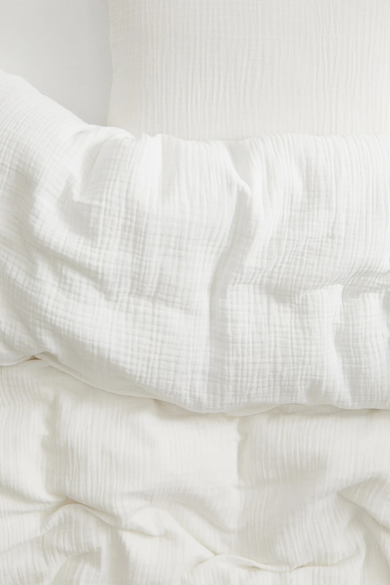 Muslin Twin Duvet Cover Set