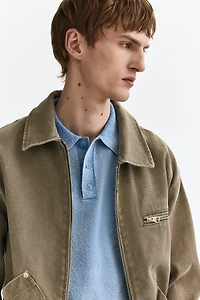 Regular-Fit Knit Polo Shirt