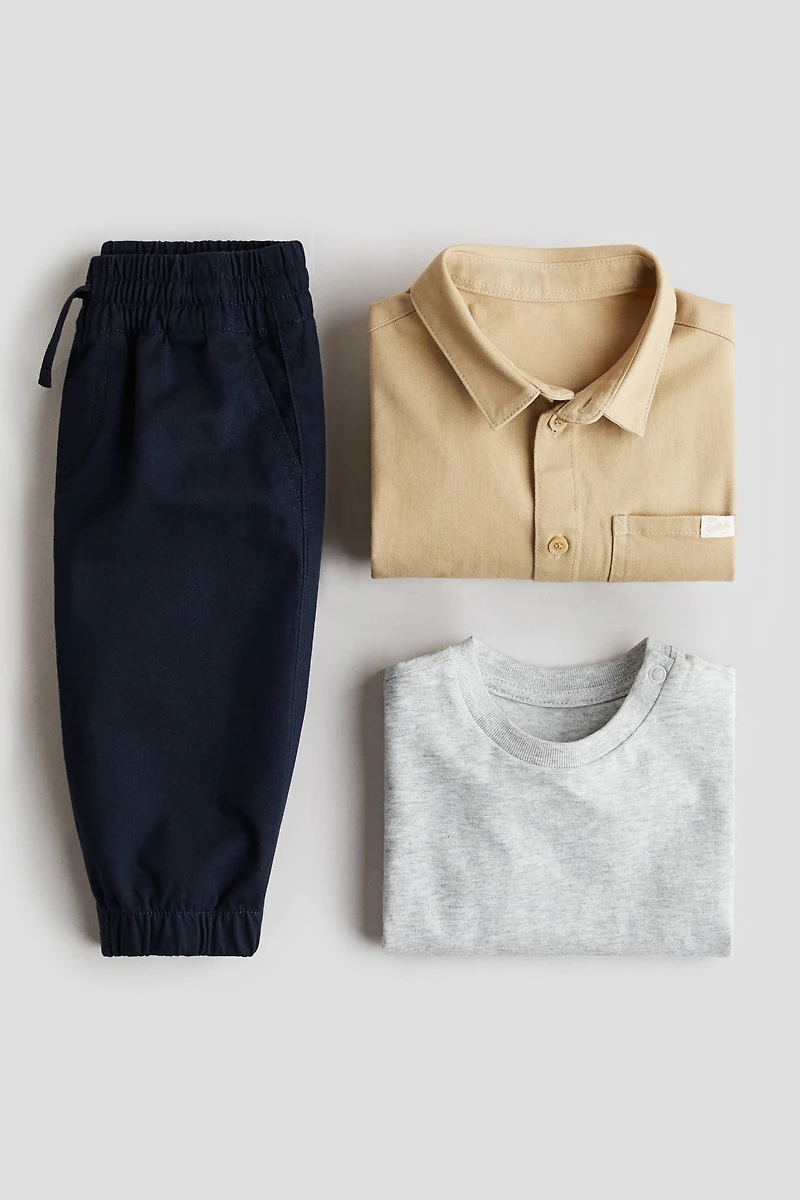 Ensemble 3 pièces en coton