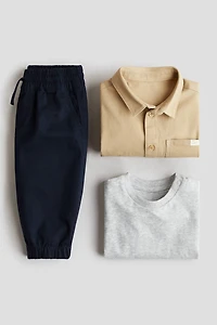 Ensemble 3 pièces en coton