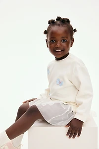 Robe en molleton avec jupe tulle