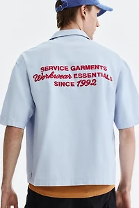 Relaxed-Fit Short-Sleeved Utility Shirt