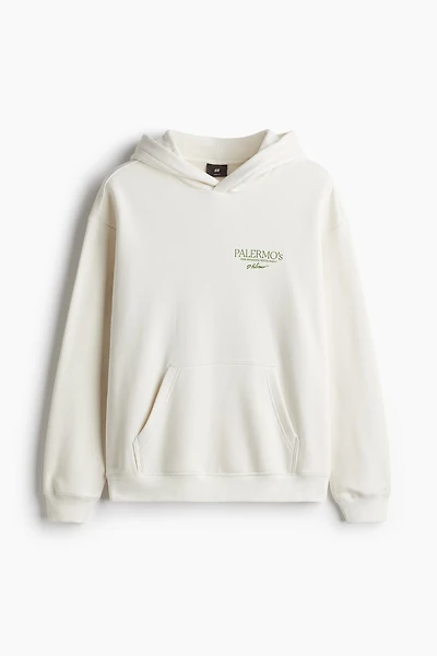 Chandail à capuchon imprimé Coupe Flottante