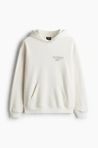 Chandail à capuchon imprimé Coupe Flottante