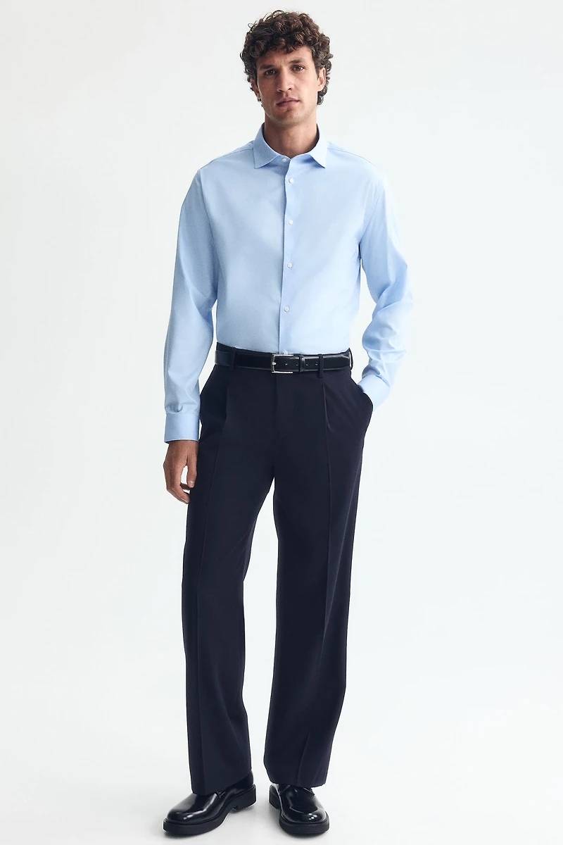 Slim-Fit Cotton Shirt