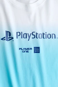 Cotton T-Shirt with Printed Motif