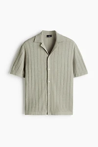 Regular-Fit Linen-Blend Resort Shirt