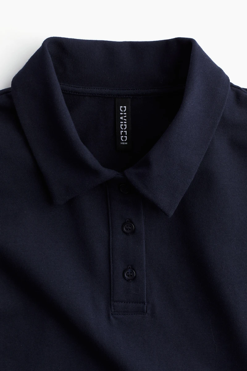 Robe polo à épaulettes