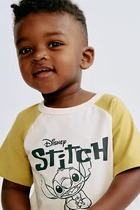 Cotton T-Shirt with Printed Motif