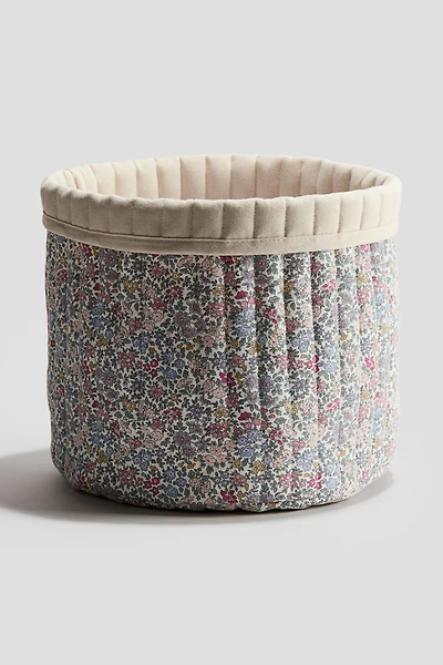 Large Quilted Storage Basket