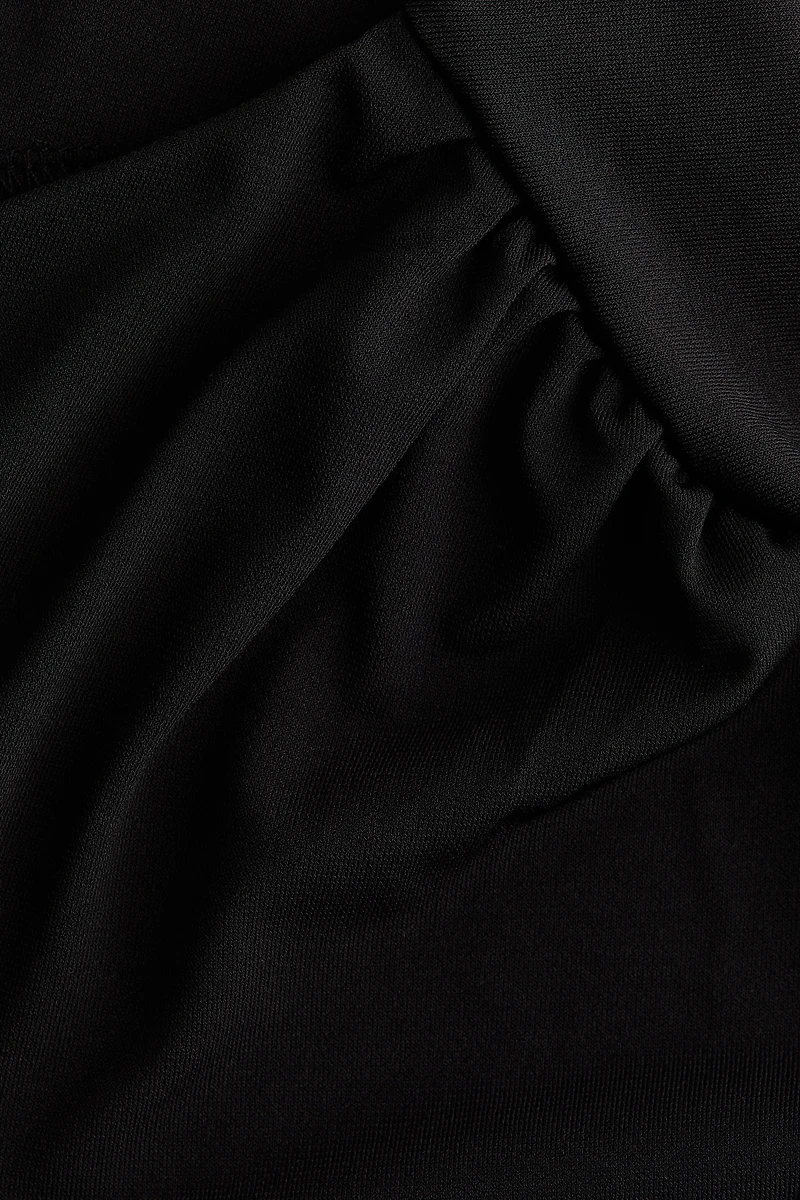 Asymmetric Jersey Jumpsuit