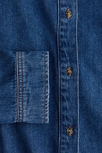 Chemise ample en denim