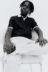 Cotton Pique Polo Shirt