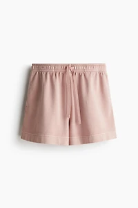 Washed Cotton Sweatshorts