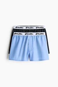 2-Pack Cotton Boxer Shorts
