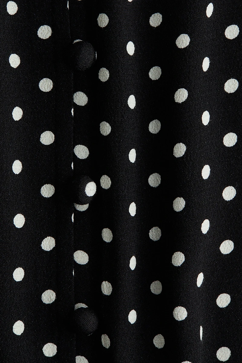 Long-Sleeved Viscose Dress