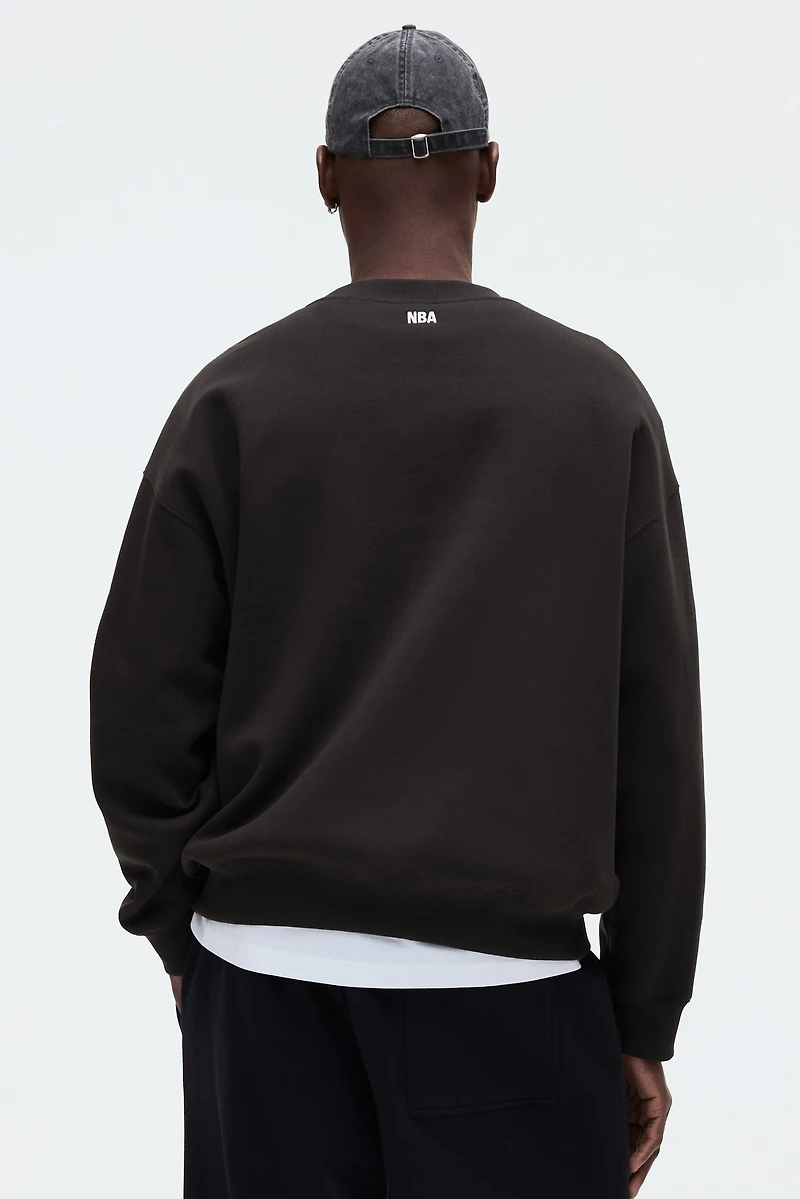 Oversized Printed Sweatshirt