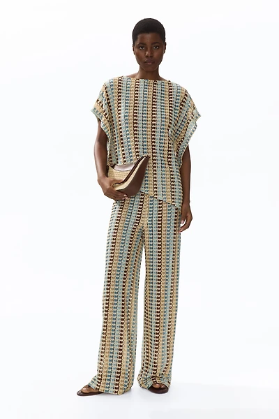Flared Pull-On Pants