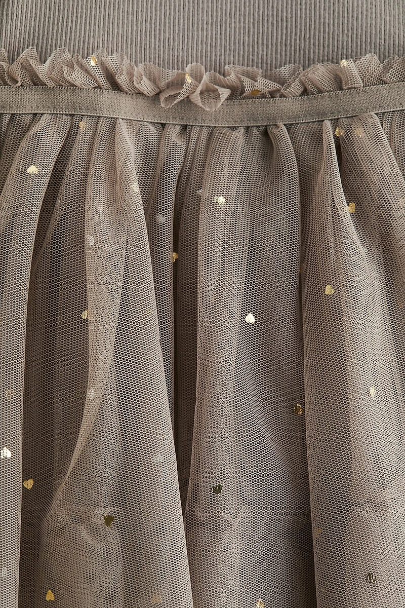 Robe avec jupe en tulle