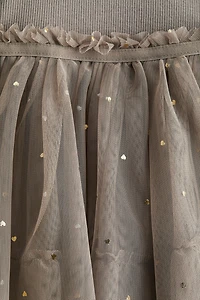 Robe avec jupe en tulle