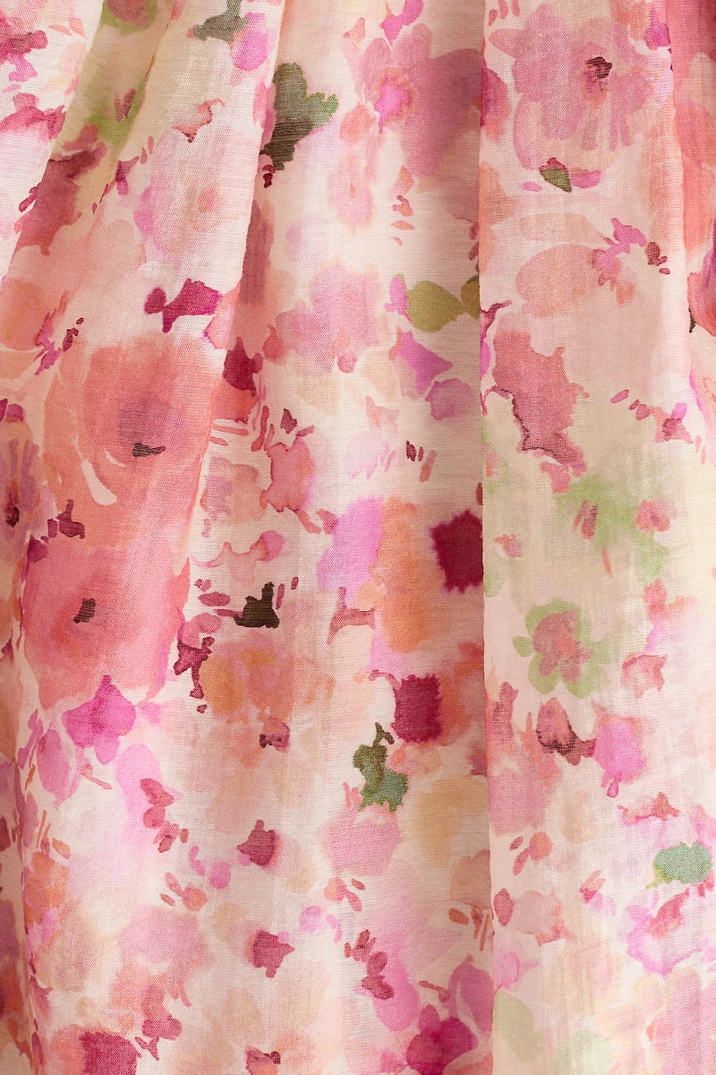 Tie-Detail Halterneck Dress