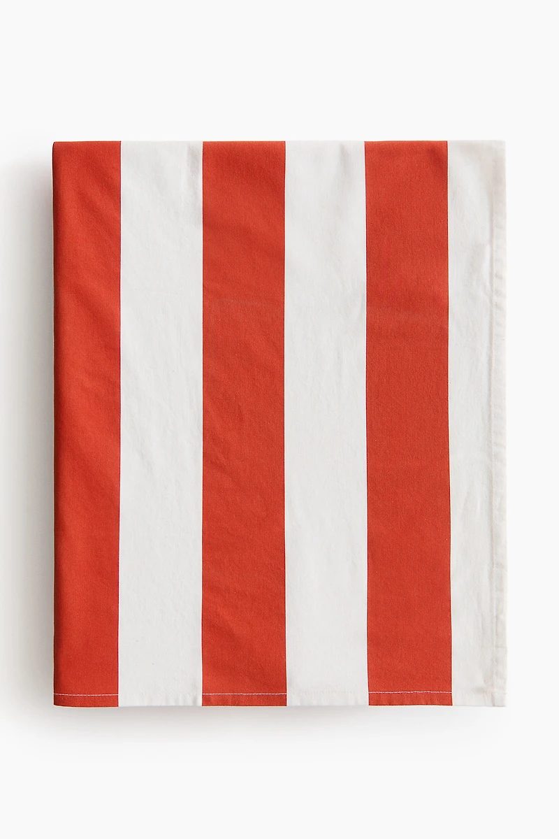Striped Cotton Tablecloth