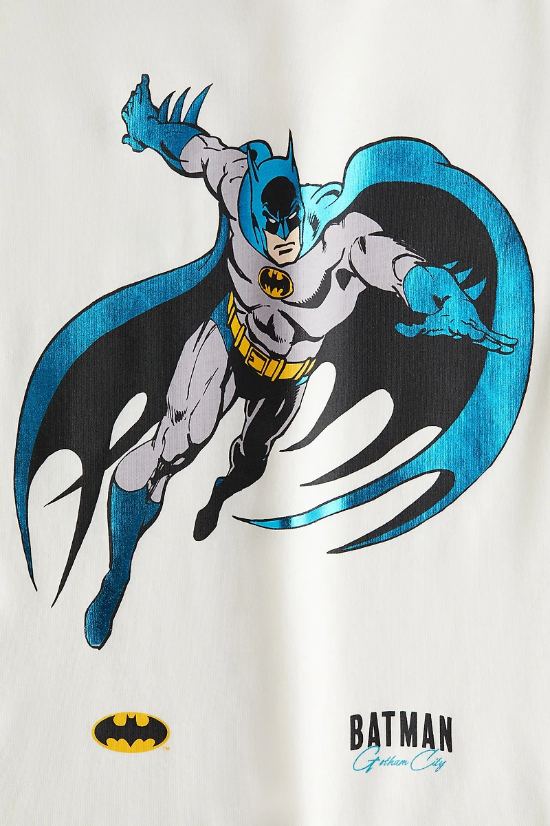 T-shirt en coton imprimé