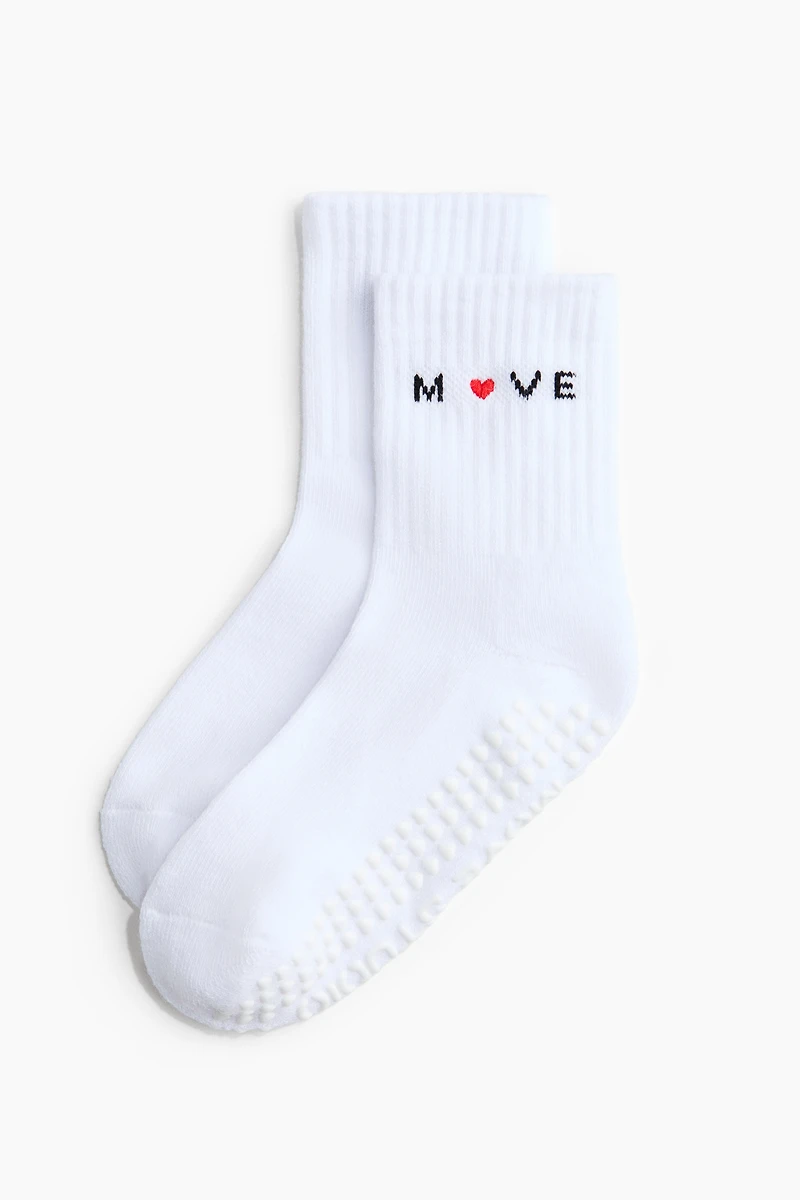 2-Pack Non-Slip Yoga Socks